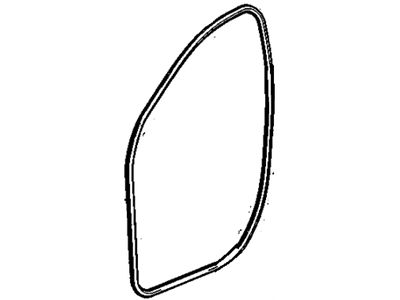 2010 Cadillac SRX Door Seal - 25997402