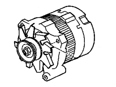 1989 Chevrolet Corsica Alternator - 10463043