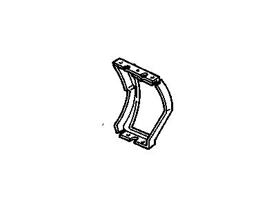 GM 14101707 Reinforcement, Rear Bumper Fascia