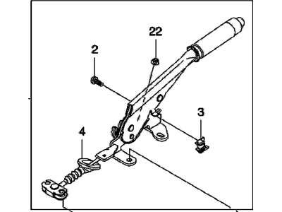 GM 96862860 Lever Asm,Parking Brake