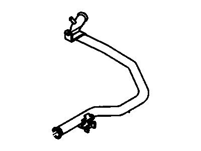 GM 94360122 Thermostat Bypass Pipe