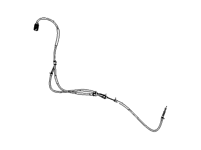 2013 Buick Allure Parking Brake Cable - 22821391