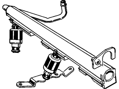 2005 Chevrolet Impala Fuel Rail - 17113608