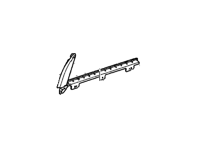 GM 25885301 Molding, Rear Side Door Upper *Ebony 25885301 GM Molding, Rear Side Door Upper *Ebony Illustration 1 of 1