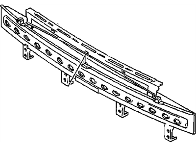 GM 96067185 Bar, Rear Bumper Imp