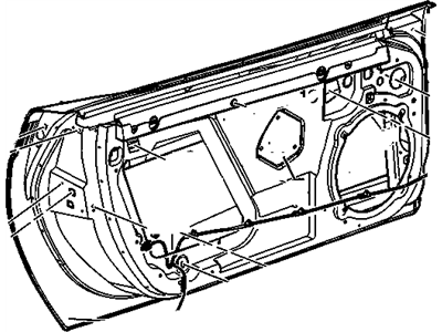 GM 22737430 Door Assembly, Front Side