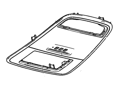 GM 20959389 Console Assembly, Roof *Neutral L