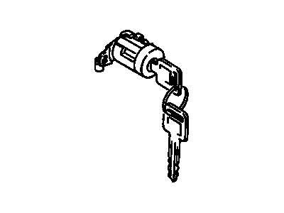 Chevrolet Sprint Door Lock Cylinder - 96065485