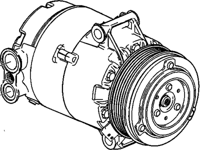 2006 Cadillac XLR A/C Compressor - 19418172