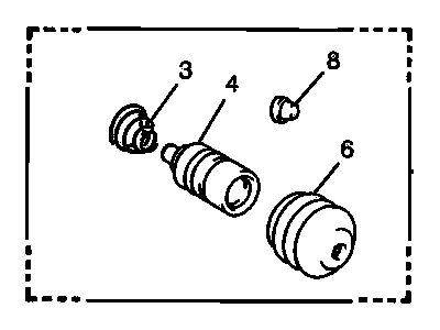 1985 Chevrolet Nova Clutch Slave Cylinder - 94849028