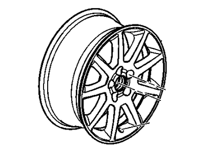 Cadillac Spare Wheel - 9596681
