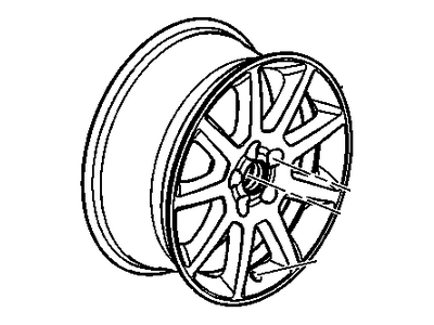 GM 9596681 Wheel Rim,18X8