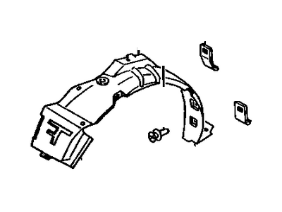 GM 94466585 Liner,Front Wheelhouse