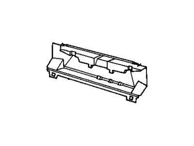 GM 20696196 Support, Rear Compartment Sill Trim Plate