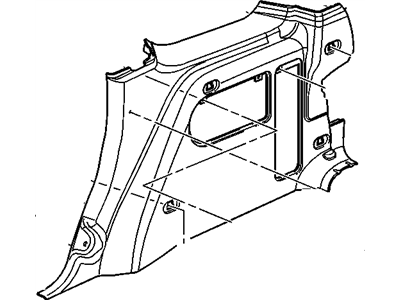 GM 10310584 Panel Assembly, Body Side Trim *Neutrl M D