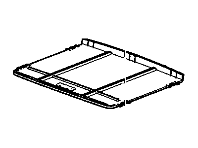 GM 15942600 Sunshade Assembly, Sun Roof *Gray