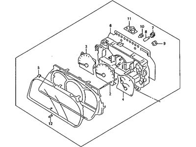 GM 30027866 Speedometer Instrument Cluster (On Esn)