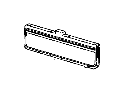 GM 15695008 Panel Assembly, End Gate Trim *Light Gray