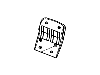 GM 16812981 Panel Assembly, Finish P/D Seat Back *Red 16812981 GM Panel Assembly, Finish P/D Seat Back *Red Illustration 1 of 1