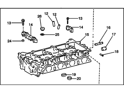 1999 Chevrolet Prizm Cylinder Head - 94859564
