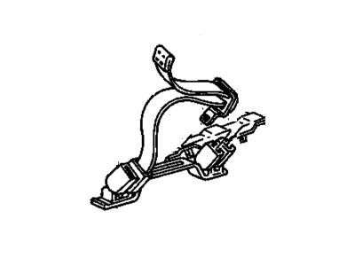 1992 Oldsmobile Bravada Seat Belt - 15663152