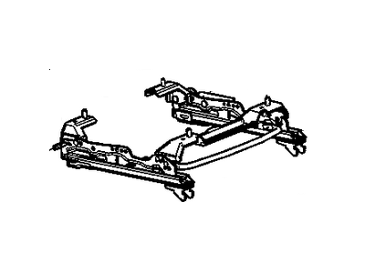 GM 19124555 Adjuster Assembly,Passenger Seat (2-Way Manual)