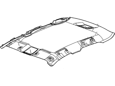 GM 89026161 Panel Asm,Headlining Trim *Light Gray *Gray