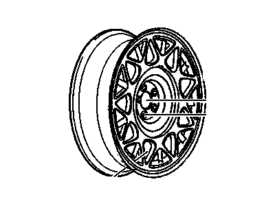 GM 9593143 Wheel Rim, 16X6.5 (Chrome)