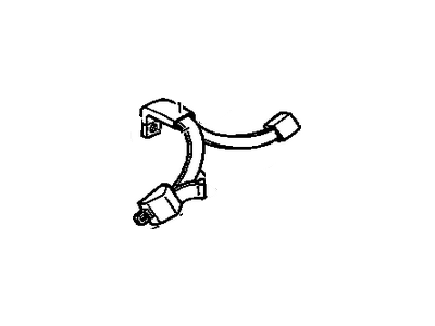 12383430 GM Belt Kit,Rear Seat Center(Latch Side) Beige Illustration 1 of 1
