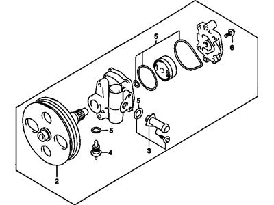 Chevrolet Tracker Power Steering Pump - 30025163