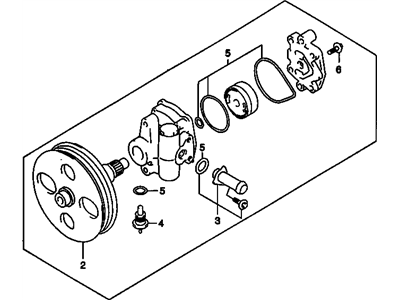 2002 Chevrolet Tracker Power Steering Pump - 30025163