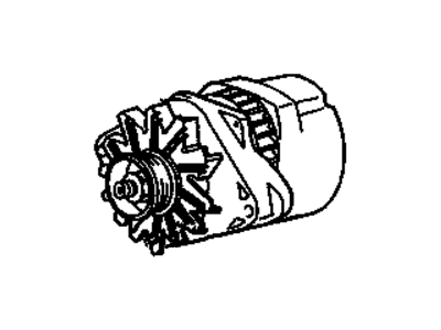 GM 19152466 GENERATOR Assembly (Remanufacture)(Delco Cs130 100 Amps)
