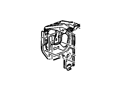 GM 22786035 Bracket Assembly, Brake & Accelerator Pedal