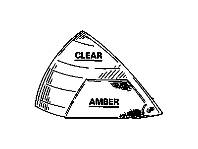 GM 96063704 Lens,Parking & Side Marker Lamp