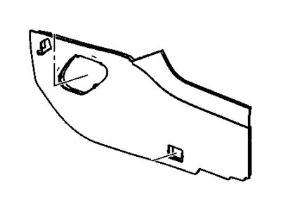 25941506 GM Panel Assembly, Front Floor Console Extension *Light Ttnum Illustration 1 of 1