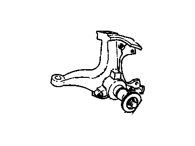 GM 15589435 Steering Knuckle Assembly Left