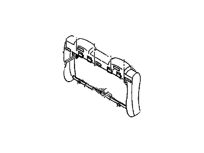 GM 16792498 Frm Assembly, Rear Seat Back S/F Collar