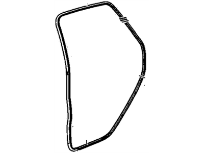 2010 Cadillac SRX Door Seal - 20981181