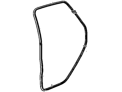 GM 20981182 Weatherstrip Assembly, Rear Side Door