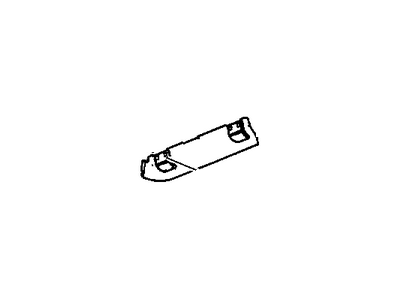 GM 15232585 Cover, Driver Seat Outer Adjuster Trk Rear Finish *Light Cashmere