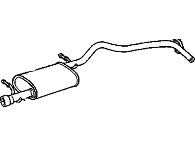 GM 15998902 Exhaust Muffler Assembly