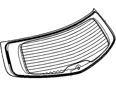 GM 25946550 Window,Rear