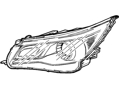 GM 13426667 Headlamp Assembly