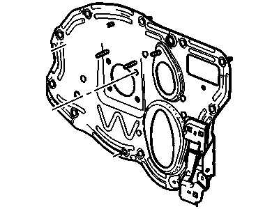 GM 92244375 Plate,Brake & Accelerator Pedal Bracket