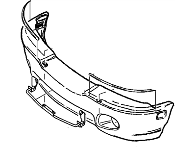 GM 12377115 Front Bumper Cover