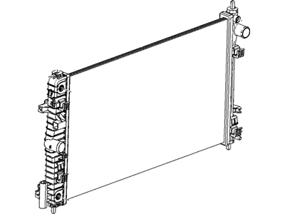 2017 Buick Verano Radiator - 13267665