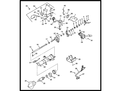 2010 Chevrolet Express Steering Column - 19180611
