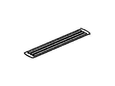 92214700 GM Insert,Rear Side Door Sill Trim Plate Illustration 1 of 1