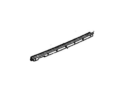 GM 10124264 Sealing Strip Assembly, Front Side Door Window *Black