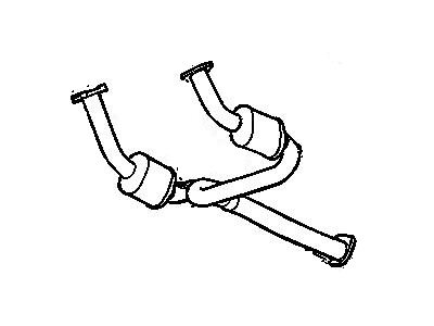 2005 Chevrolet Trailblazer Catalytic Converter - 10367488